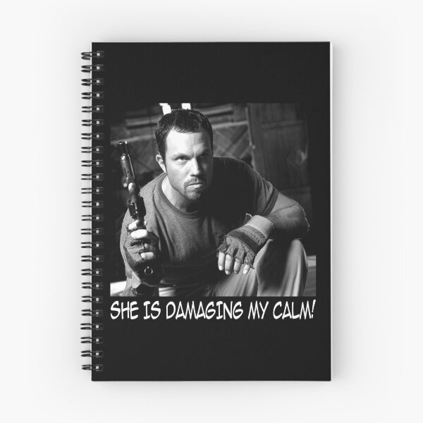 Item preview, She is damasing my calm Jayne Cobb character poster designed and sold by MaCunha1805.