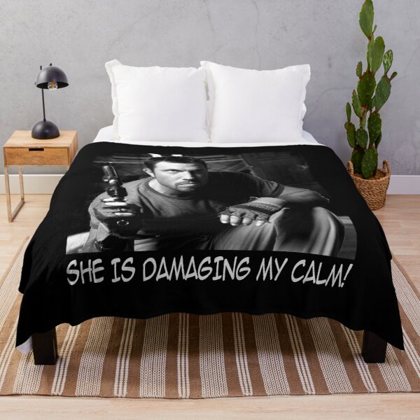 Item preview, She is damasing my calm Jayne Cobb character poster designed and sold by MaCunha1805.