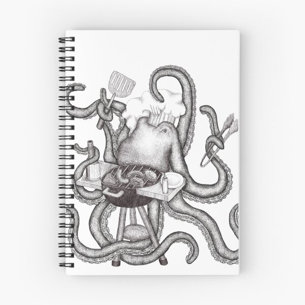 Item preview, Grilling Octopus designed and sold by aliciakeyser.
