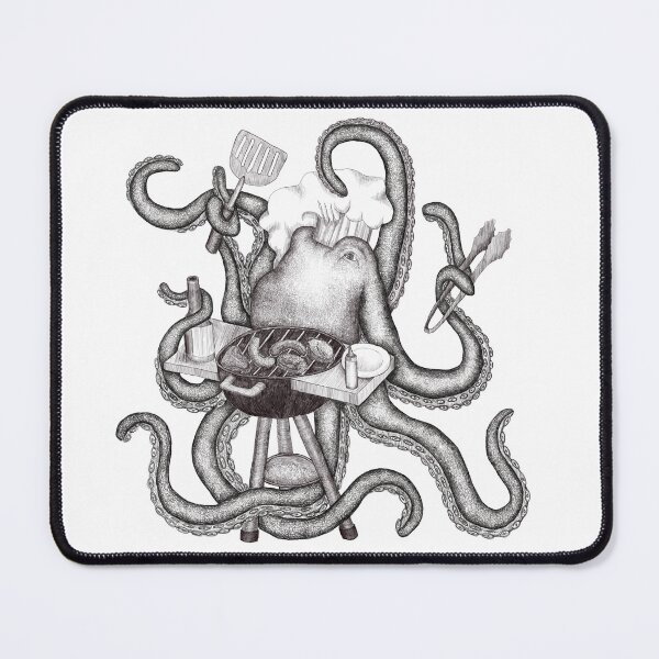 Item preview, Grilling Octopus designed and sold by aliciakeyser.