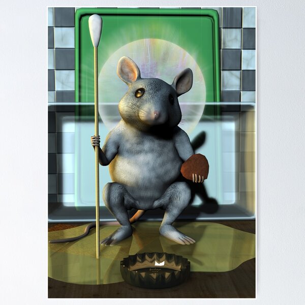 Item preview, Saint Lychee, the glistening mouse of freedom designed and sold by penbrydd.