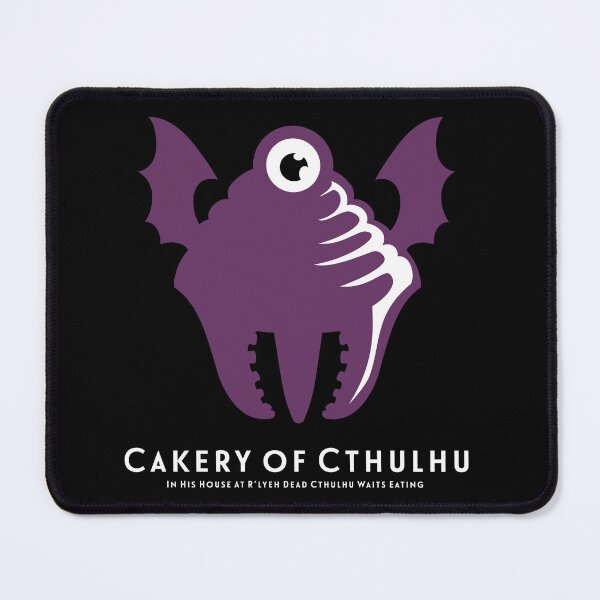 Item preview, Cakery of Cthulhu - Purple on Black designed and sold by AliceQuinn.