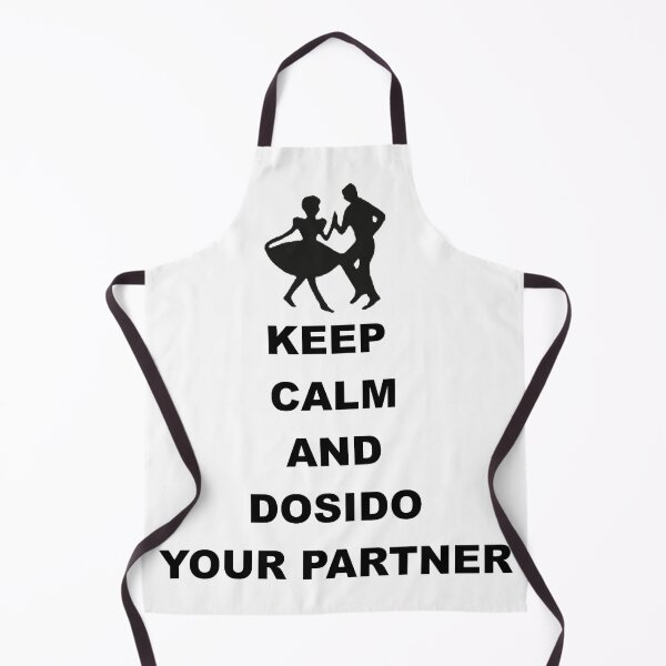 Item preview, Keep Calm Dosido BLK designed and sold by Square Dancing Gifts & Merchandise.