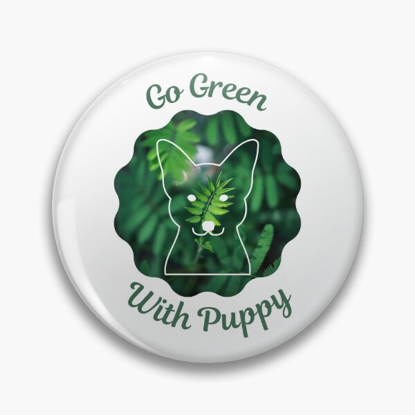 Item preview, Go Green With Puppy designed and sold by kucingmaikan.