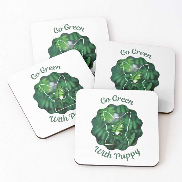 Item preview, Go Green With Puppy designed and sold by kucingmaikan.