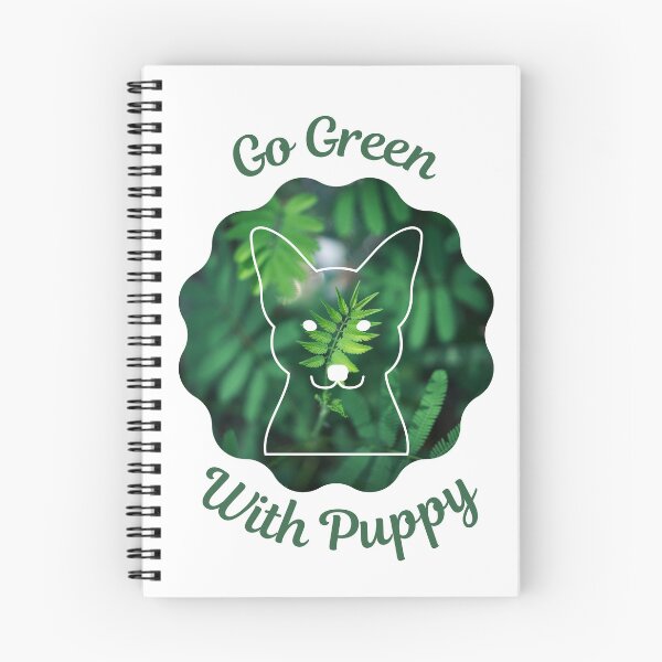 Item preview, Go Green With Puppy designed and sold by kucingmaikan.
