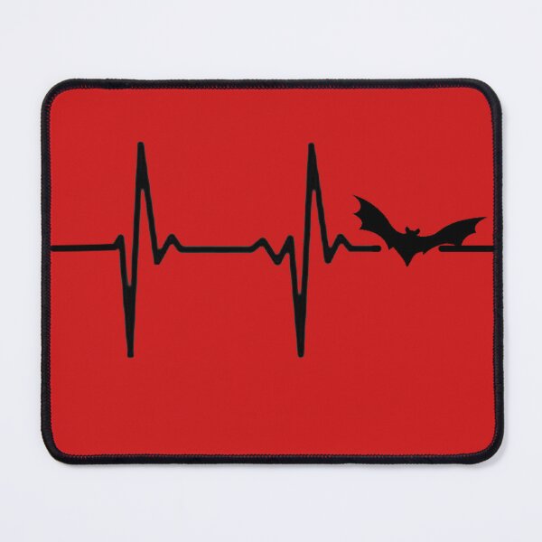 Item preview, Heartbeat Bats Red designed and sold by BubonicCowboy.