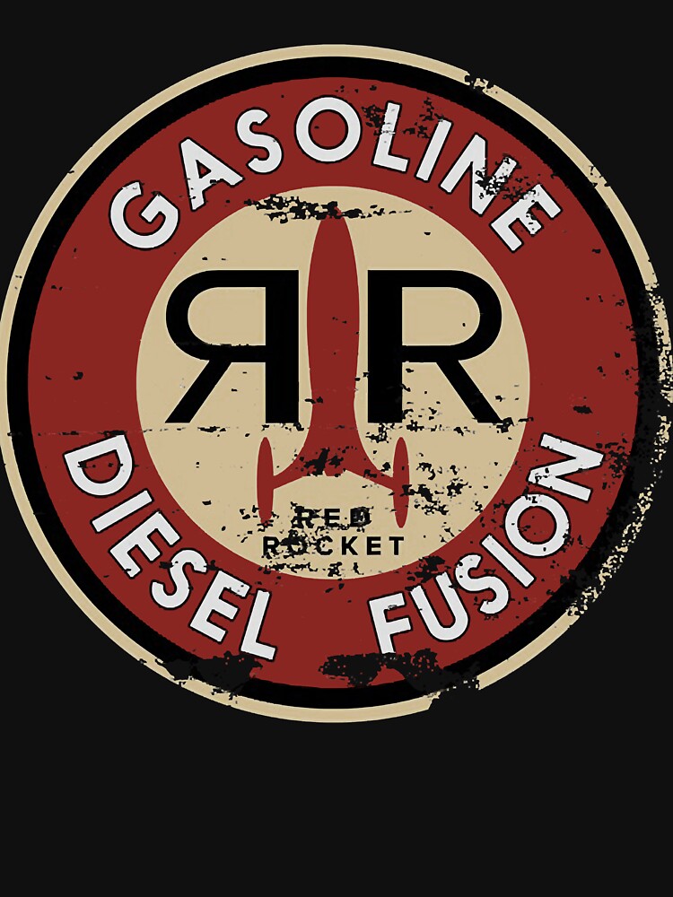 Thumbnail 7 of 7, Essential T-Shirt, Red rocket Worn logo - fallout  Essential T-Shirt.png designed and sold by Joyceundel.