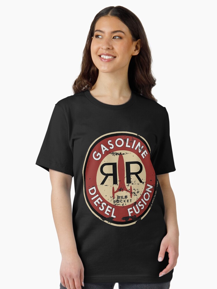 Thumbnail 2 of 7, Essential T-Shirt, Red rocket Worn logo - fallout  Essential T-Shirt.png designed and sold by Joyceundel.