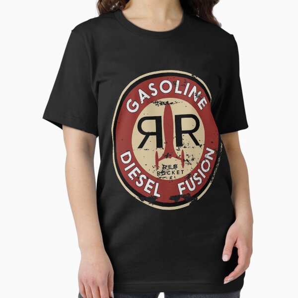 Item preview, Red rocket Worn logo - fallout  Essential T-Shirt.png designed and sold by Joyceundel.