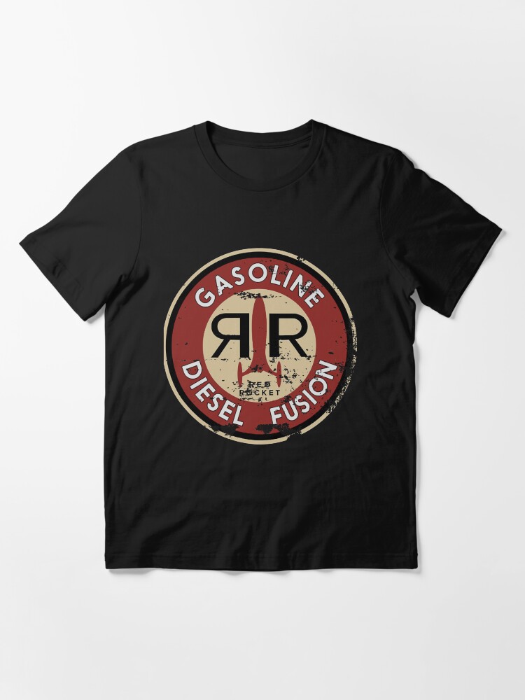 Thumbnail 3 of 7, Essential T-Shirt, Red rocket Worn logo - fallout  Essential T-Shirt.png designed and sold by Joyceundel.