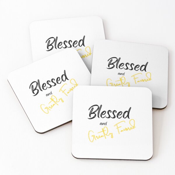 Item preview, Blessed and Greatly Favoured designed and sold by For-you-and-Me.