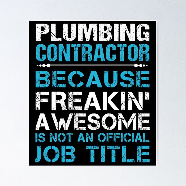 Item preview, Plumbing Contractor T Shirt - Freaking Awesome Job Gift Item Tee designed and sold by oetate4774.