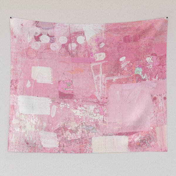 Item preview, Pink Abstract Soft Painting designed and sold by Sue Zipkin.