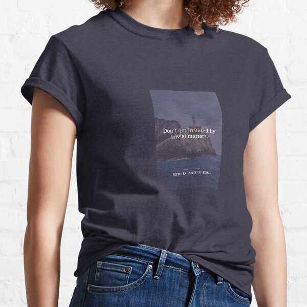 Epicharmus Anger Quote Classic T-Shirt