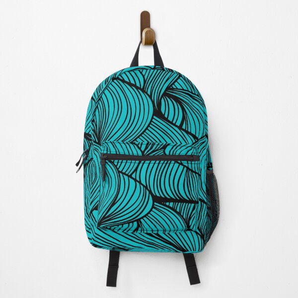 Item preview, Cyan Wavy Pattern designed and sold by Sus-Snail-Co.