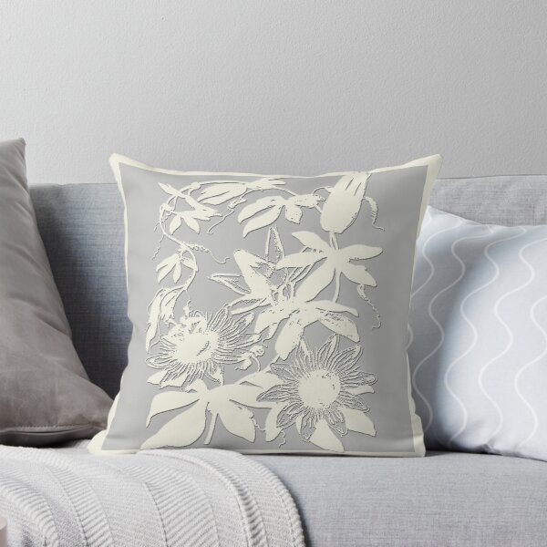 Item preview, Soft Grey and White Floral Pattern designed and sold by Greenbaby.