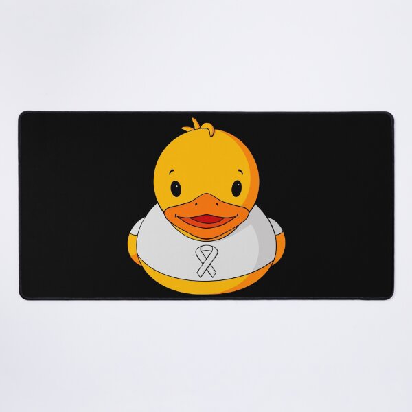 Item preview, Lung Cancer Awareness Rubber Duck designed and sold by Alisha Ober Designs.