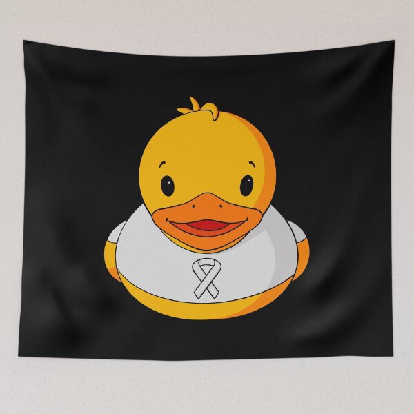 Item preview, Lung Cancer Awareness Rubber Duck designed and sold by Alisha Ober Designs.