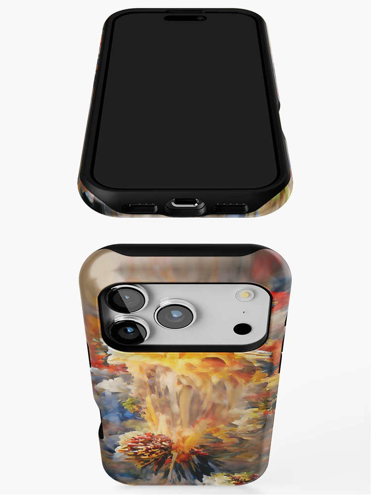 Thumbnail 3 of 4, iPhone Case, Explosive Resolution designed and sold by Ethereal Lab AI.