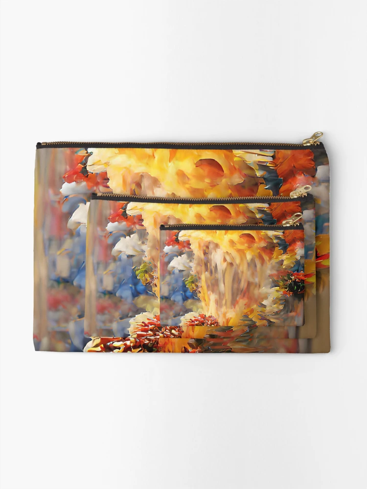 Thumbnail 2 of 4, Zipper Pouch, Explosive Resolution designed and sold by Ethereal Lab AI.