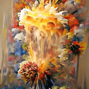 Artwork thumbnail, Explosive Resolution by Ethereal Lab AI