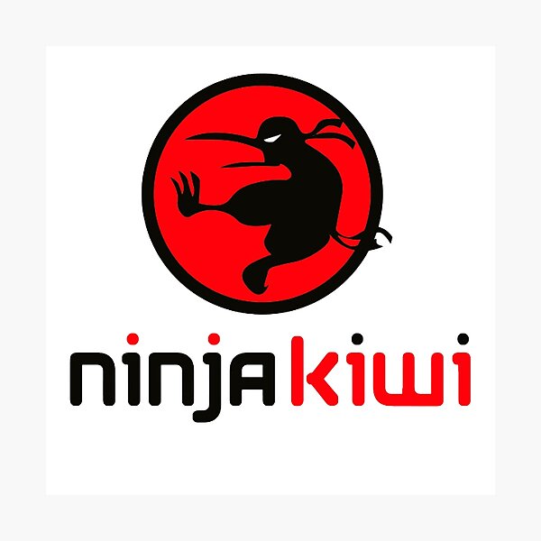 "ninja kiwi logo" Photographic Print for Sale by oErickart Redbubble