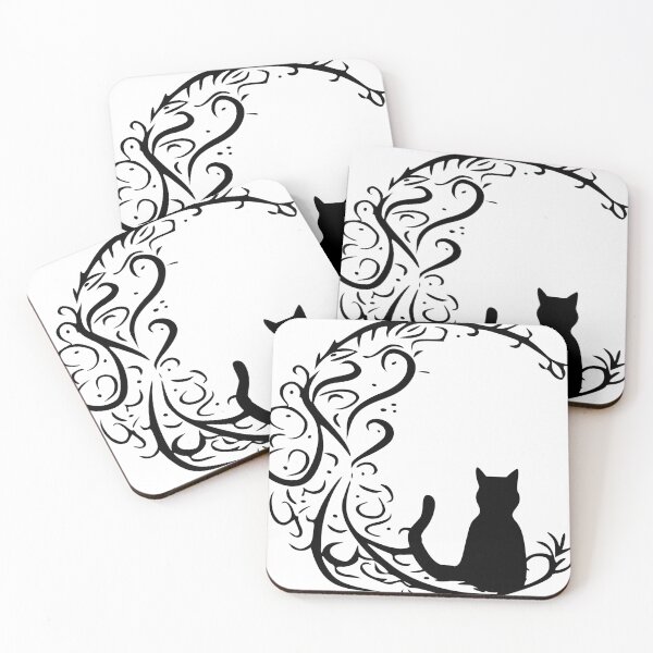Item preview, Filigree Doodle  Moon Cat designed and sold by Ashlison.