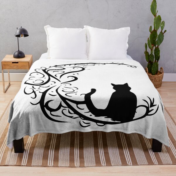 Item preview, Filigree Doodle Moon Cat designed and sold by Ashlison.