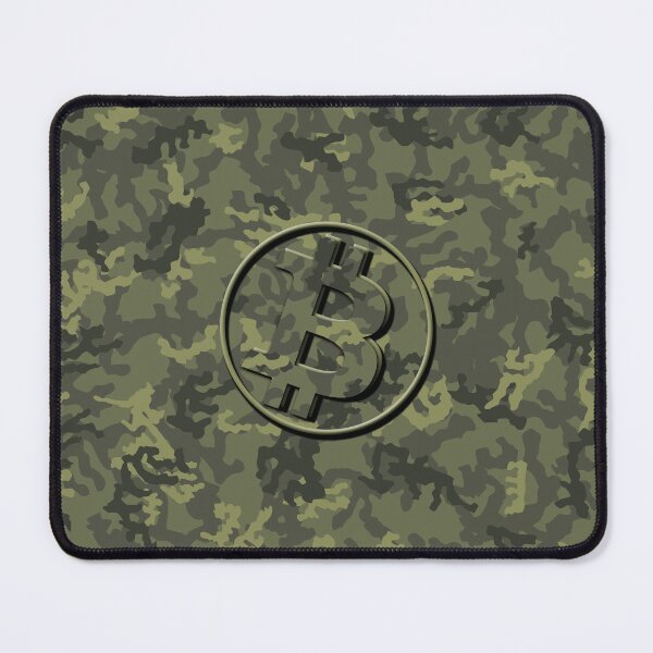Item preview, Bitcoin Camouflage Green designed and sold by StepupDesign.