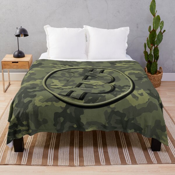 Item preview, Bitcoin Camouflage Green designed and sold by StepupDesign.