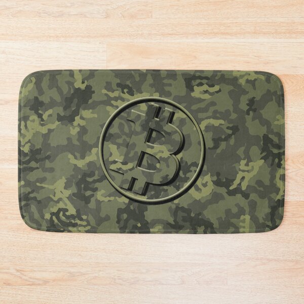 Item preview, Bitcoin Camouflage Green designed and sold by StepupDesign.
