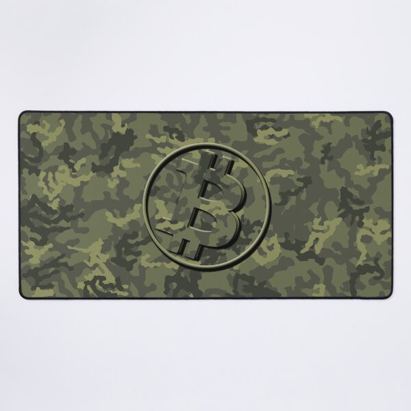 Artikelvorschau, Bitcoin Camouflage Grün entworfen und verkauft von StepupDesign.