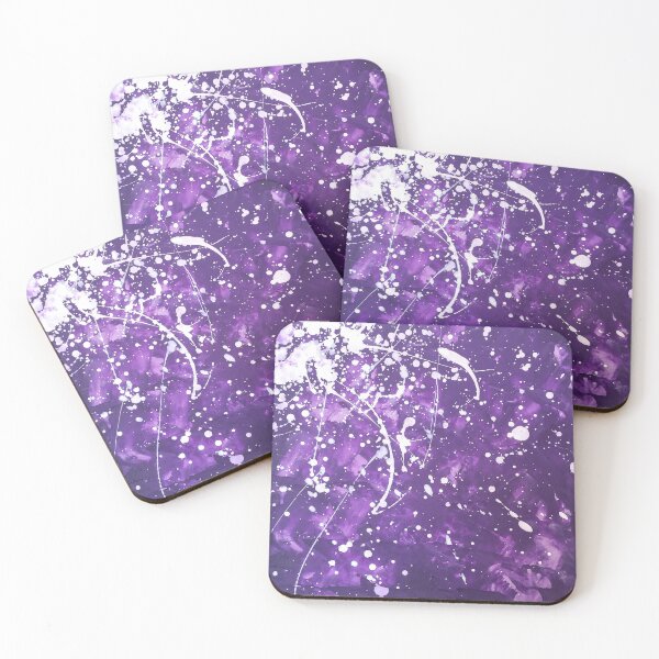 Item preview, Purple White Splatter designed and sold by yvettehopkins.
