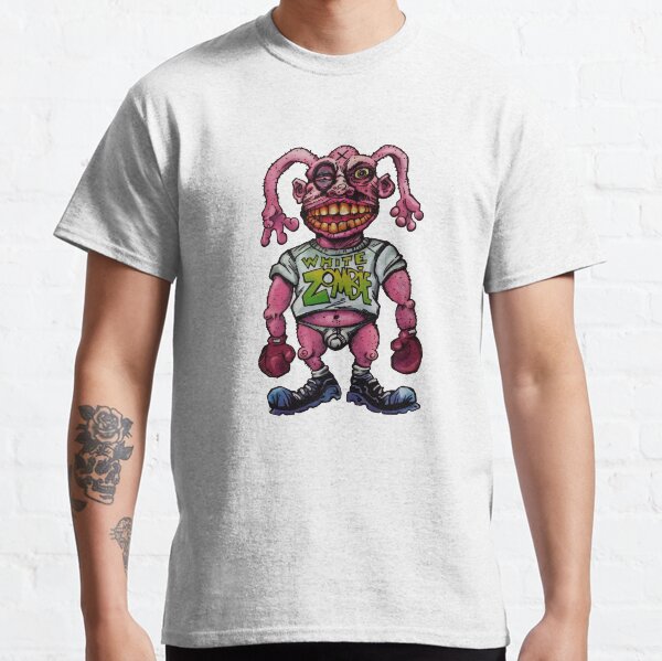 Blanc Zombie Astro Creep Guy T-shirt classique