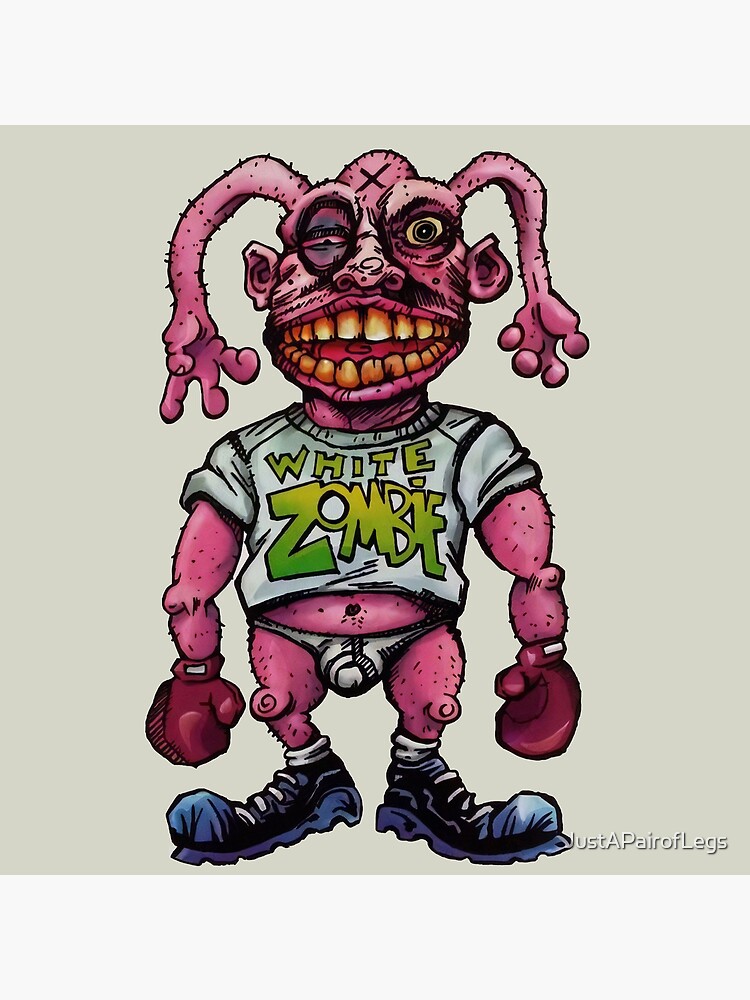 "White Zombie Astro Creep Guy" Poster by JustAPairofLegs Redbubble