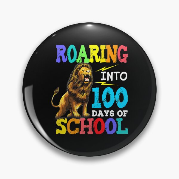 Item preview, Lion Roaring Into 100 Days Of School designed and sold by richardmatthew.