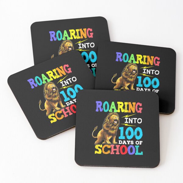 Item preview, Lion Roaring Into 100 Days Of School designed and sold by richardmatthew.