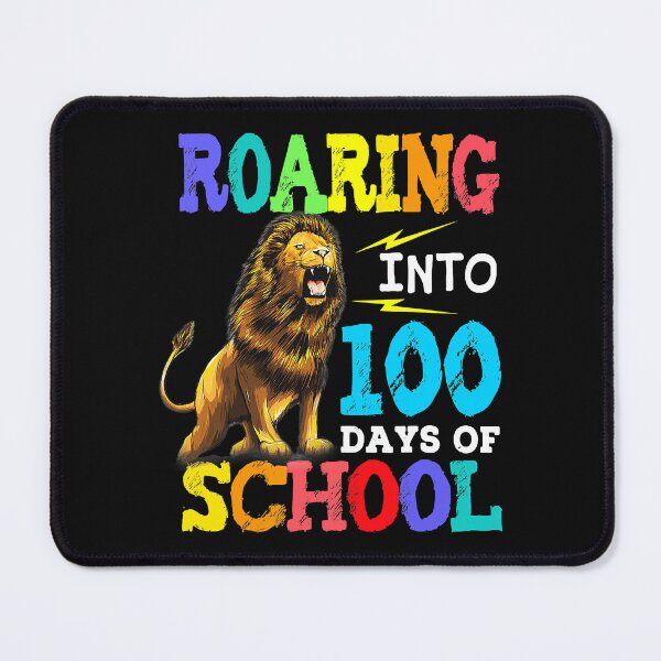 Item preview, Lion Roaring Into 100 Days Of School designed and sold by richardmatthew.