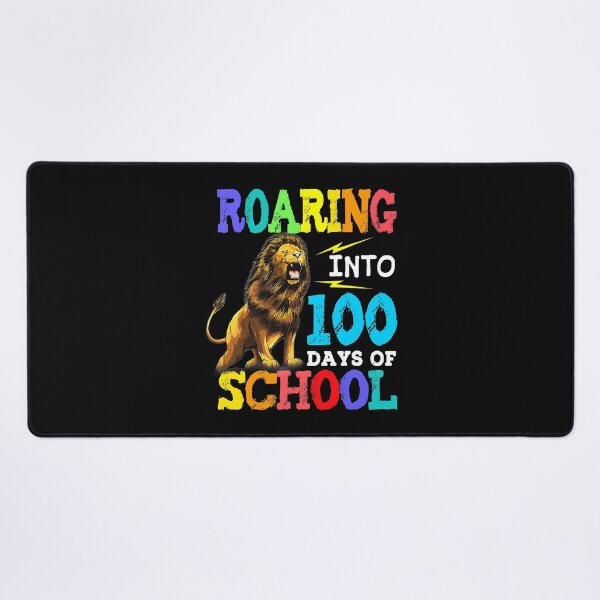 Item preview, Lion Roaring Into 100 Days Of School designed and sold by richardmatthew.