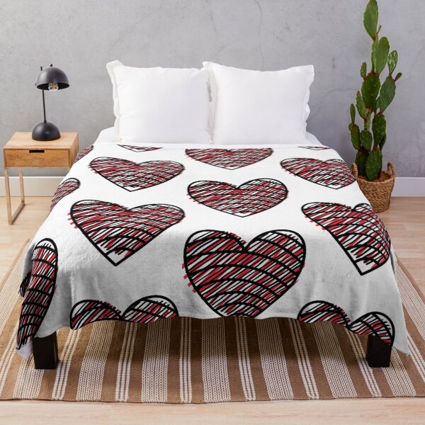 Item preview, Scribble Heart (wb) designed and sold by Amon Ferg.