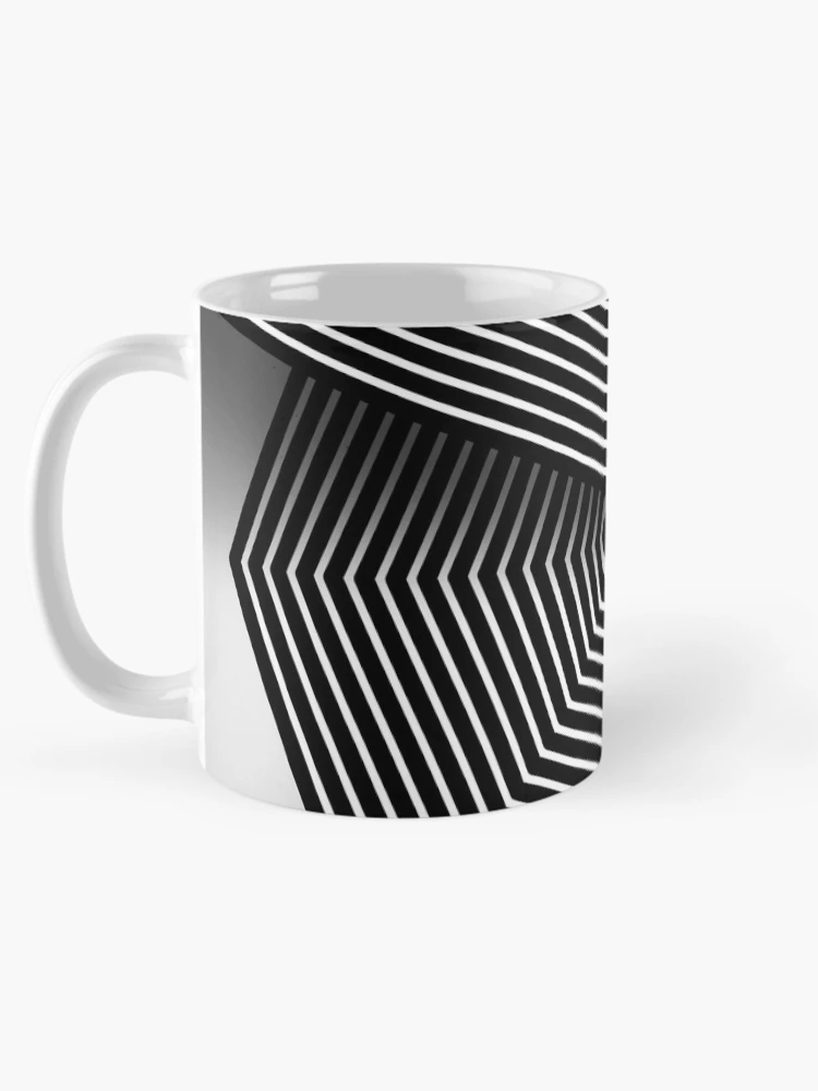 Thumbnail 5 of 6, Coffee Mug, Octagonal Line Pattern designed and sold by gnolan.