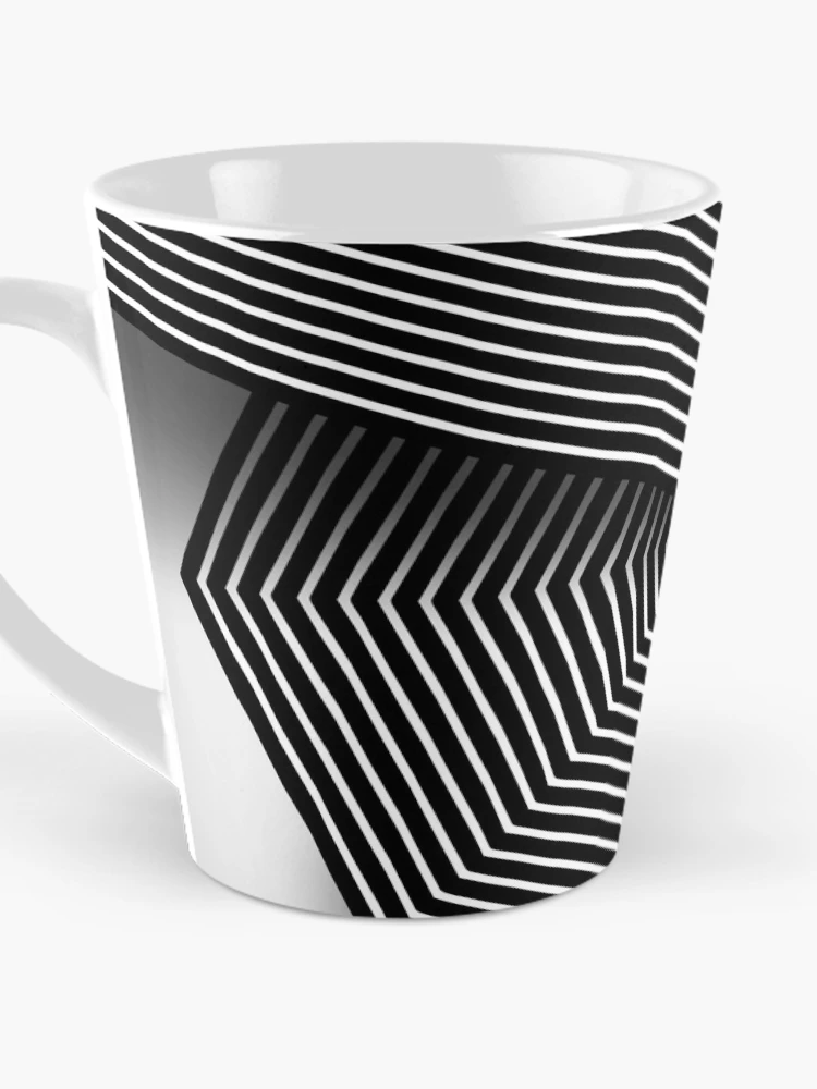 Thumbnail 3 of 4, Coffee Mug, Octagonal Line Pattern designed and sold by gnolan.
