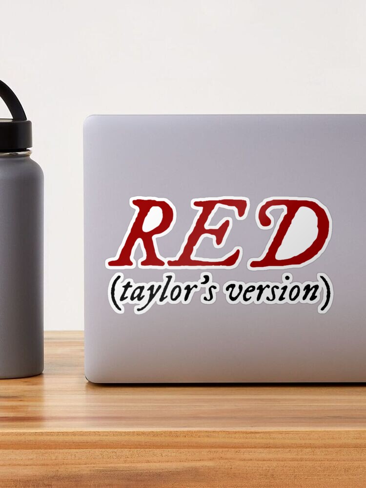 Sammy Gorin Taylor Swift Red (Taylor'S Version) Sticker