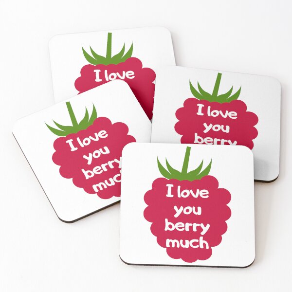 Item preview, I Love You Berry Much Cute Funny  designed and sold by hanyj732.