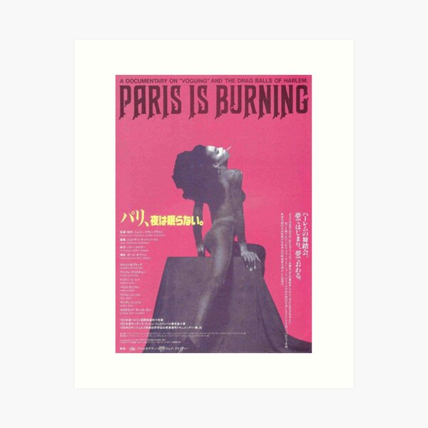 Paris Is Burning Art Prints For Sale Redbubble