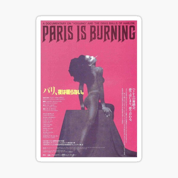 Paris Is Burning Stickers Redbubble
