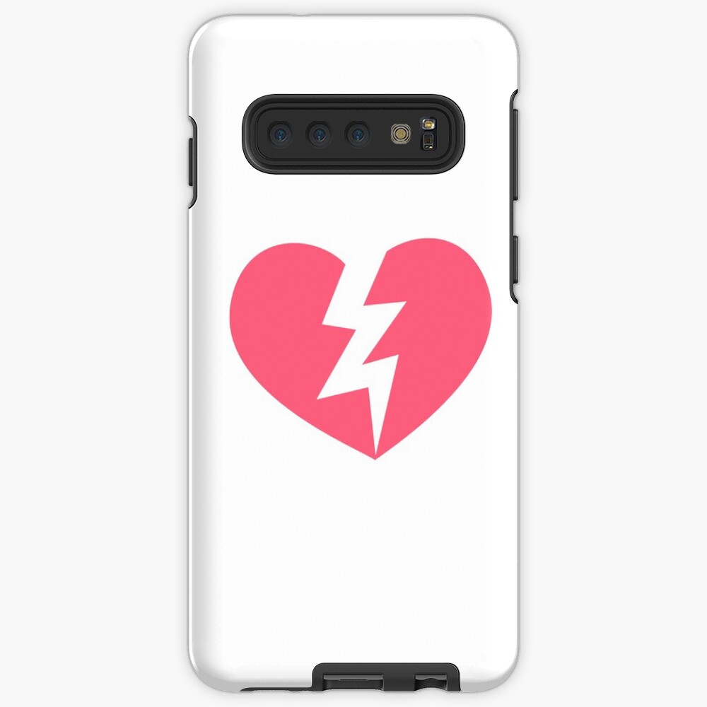Gebrochenes Herz Emoji Hulle Klebefolie Fur Samsung Galaxy Von Stamus Redbubble