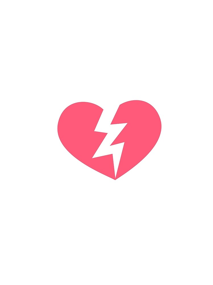 Lámina fotográfica «Emoji de corazón roto» de stamus | Redbubble