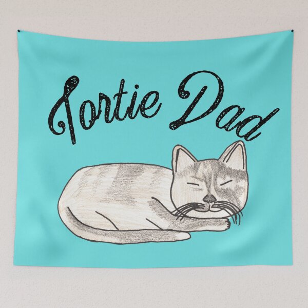 Item preview, Tortie Dad blue designed and sold by Cora Gregory.